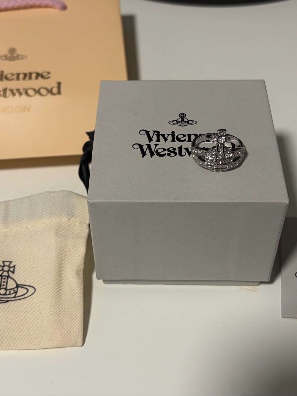 Vivienne Westwood silver ring size M/7.5